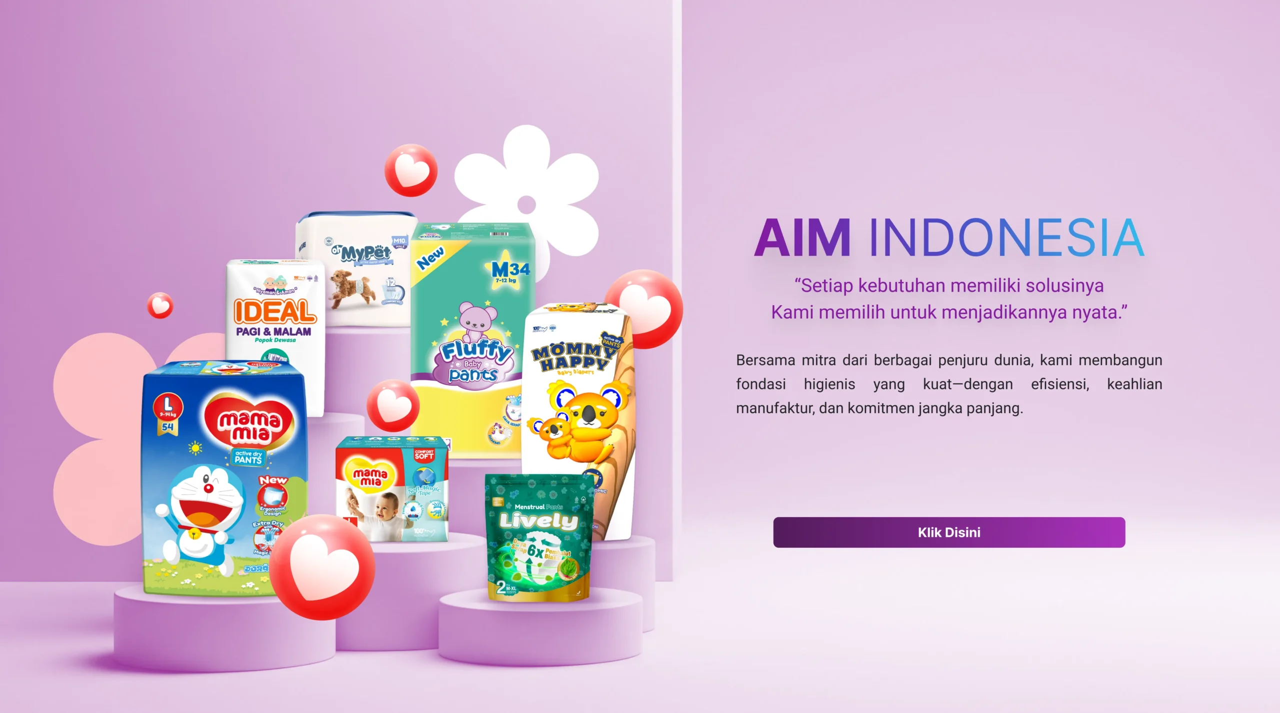 AIM Indonesia Produk Diapers Premium
